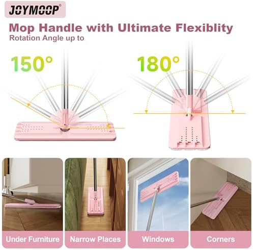 JOYMOOP 13" Microfiber Flat Mop Head Replacement - Image 5