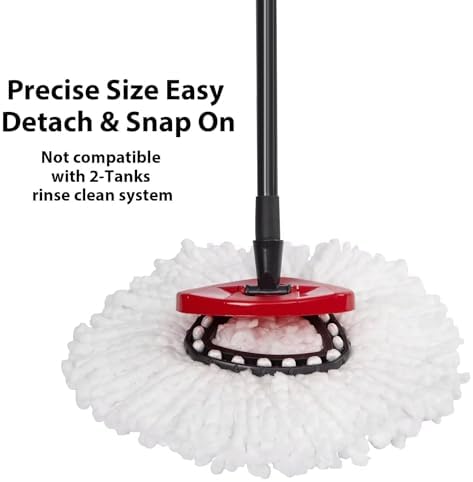 YUAKOU 4-Pack Mop Replacement Heads - Image 5