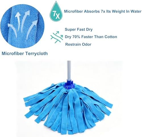 EaseYourDay Microfiber String Mop - Image 3
