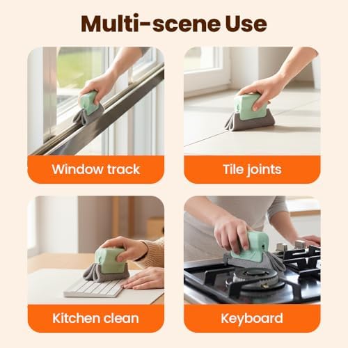 Magic Window Track Cleaner, Window Groove Cleaning Brush Tools Set, Cleaner - Image 6