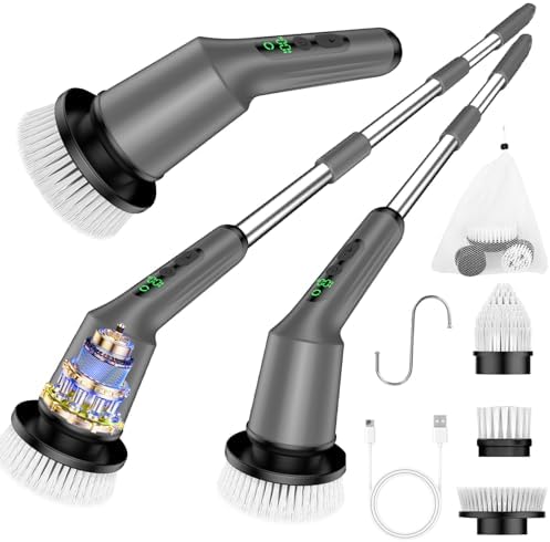 Electric Spin Scrubber for Bathroom, Shower Scrubber by CTMAST