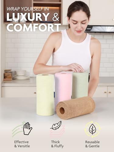 Fantasticlean Kitchen Towels Roll, 80 Sheets - Image 3