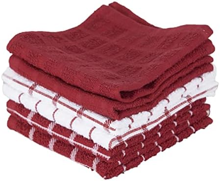 Ritz Terry Check Dish Cloth Set: Highly Absorbent & Super Soft by RITZ