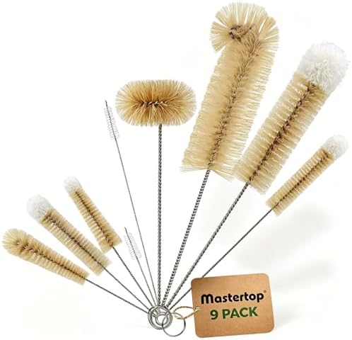 9 Pieces Bottle Brush Set by MASTERTOP