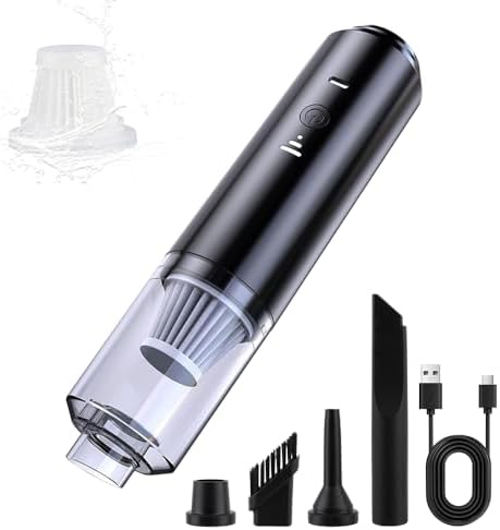IFTHFOUR Computer Vacuum Cleaner Cordless, Strong Suction & Blowing 4-in-1 by IFTHFOUR