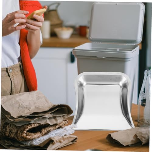 Handheld Stainless Steel Desktop Dustpan - Image 3