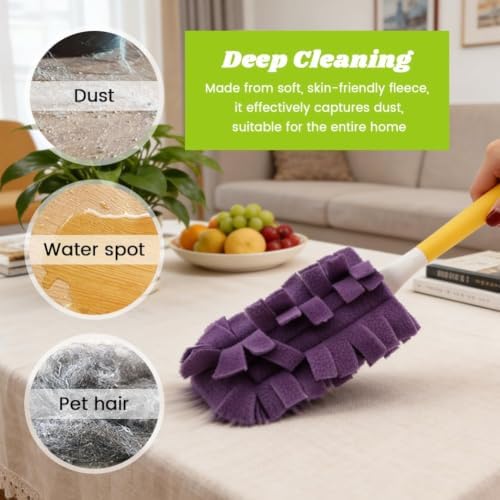 Reusable Duster Refills, 5 Pack 360° Cleaning Pads, Washable Duster Pads - Image 5