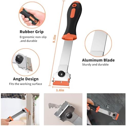 Razor Blade Scraper Tool Set, 4 Pack Paint Scrapers - Image 3