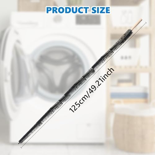 Full-Bristle Dryer Vent Cleaner Brush, Dryer Lint Brush and Lint Removal Tool - Image 6