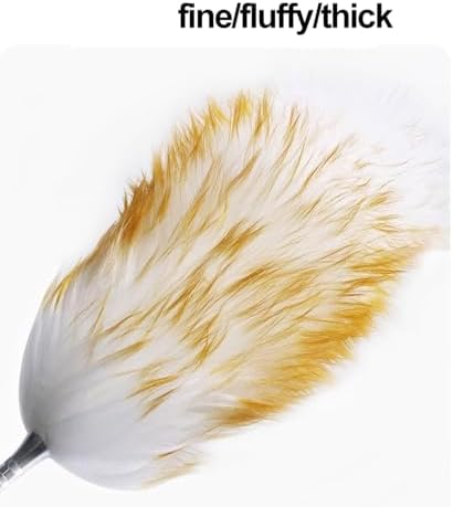 Dusters for Cleaning, Lambs Wool Telescopic Duster, Stainless Steel Feather - Image 5