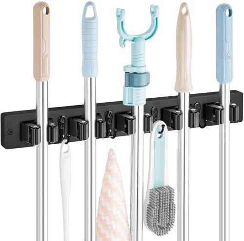 OUTNILI Mop and Broom Holder Wall Mount by OUTNILI