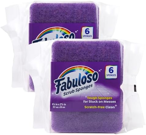 Fabuloso Scratch-Free Kitchen Dish Sponges by Fabuloso