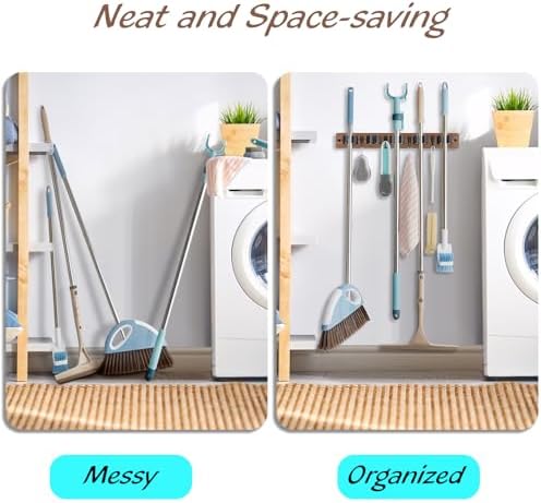 OUTNILI Mop and Broom Holder Wall Mount - Image 4
