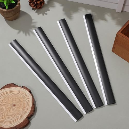 Zerodeko Dustpan Rubber Lip Replacement 4 pcs Dustpan Replacement Edge Strips - Image 3