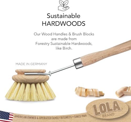 LOLA Replacement Large Head for The Original Tampico Vegetable & Dish Brush - Image 2