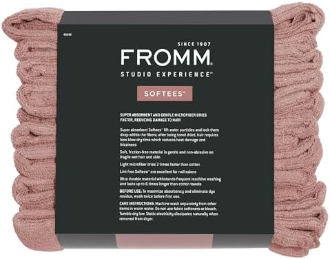 Fromm Softees Microfiber Salon Hair Towels - Image 6