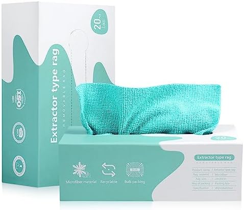 Luiruey Microfiber Cleaning Cloth Rags in A Box by Luiruey