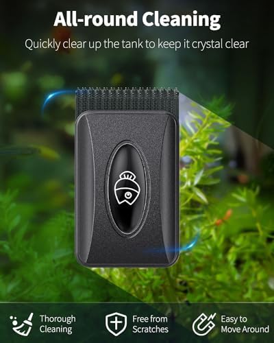 Pawfly Aquarium Magnetic Brush Fish Tank Glass Cleaner 2 Inch Mini Stain - Image 3