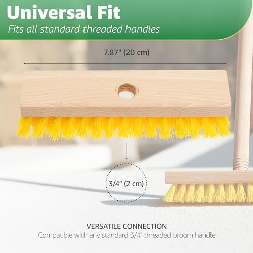 Deck Scrub Brush Head 7.87" - Image 2