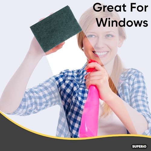 Scouring Pad Non-Scratching Scrubber Non-Scratch Cleaning Scrub Pads Heavy Duty - Image 5