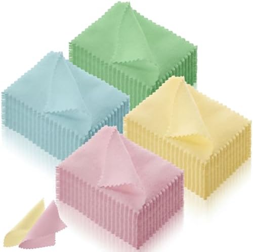 Tatuo 200 Pieces Silver Polishing Cloth Dual-Sided by Tatuo