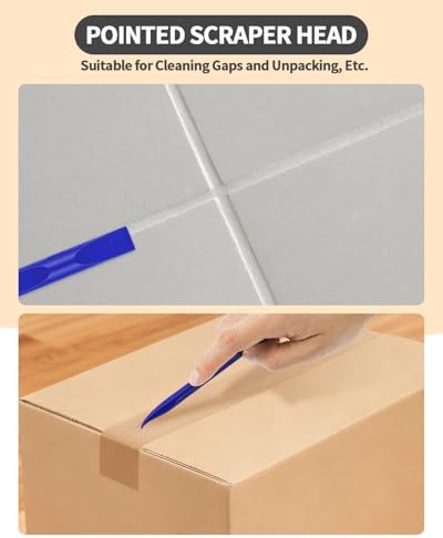 12 PCS Carbon Fiber Plastic Scrapers Tool, Non-Scratch Scraper Tool - Image 5