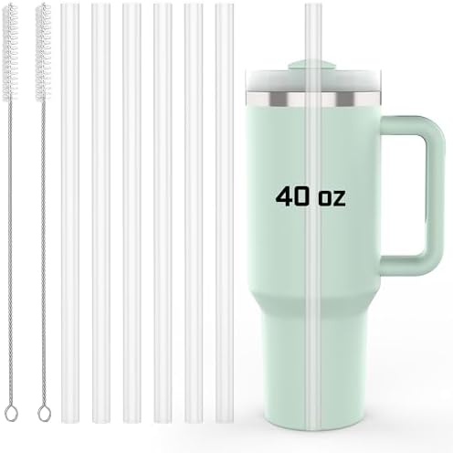 6 Pack Stanley Straws for 40 oz Tumbler by Unknown