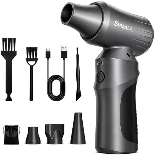 Compressed Air Duster – Super Powerful 300, 000 RPM Cordless Air Duster by SHMALA