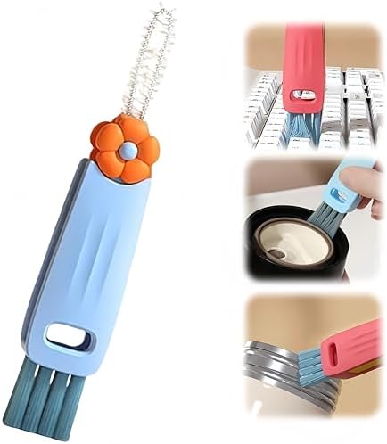 3 in 1 Cup Lid Cleaning Brush, Portable Cup Lid Cleaner by Shrunqi