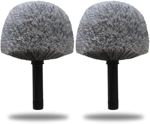 2 Pack Grey Twist-On Cobweb Duster Head Brush by Providequalityproducts