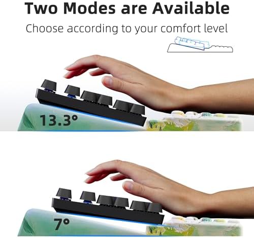 Ospelelf Keyboard Wrist Rest Pad, Comfy Ergonomic Keyboard Stand Holder - Image 4