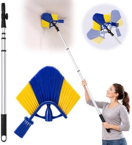 6FT Corner Cobweb Duster, Spider Web Brush by Singhoow