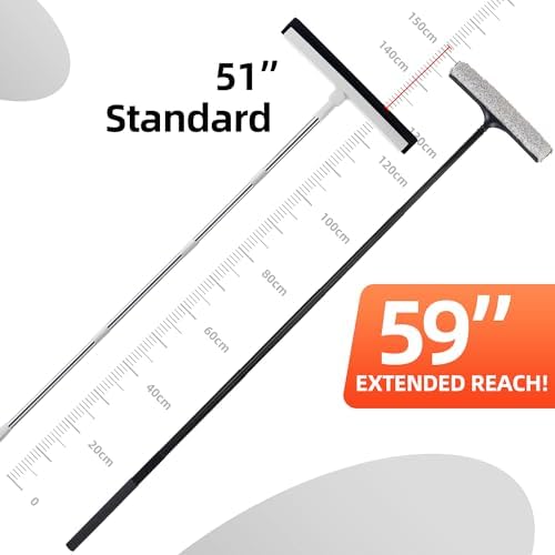 16-59" Telescopic 2-in-1 Window & Shower Squeegee - Image 5