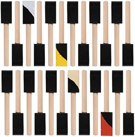 Mister Rui 24 Pack 1 Inch Foam Paint Brushes - Image 5