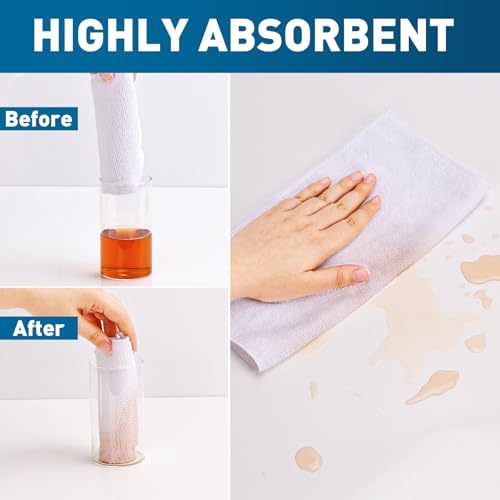 TEAWOO Microfiber Cleaning Cloths-15 Pack, Microfiber Towels - Image 2