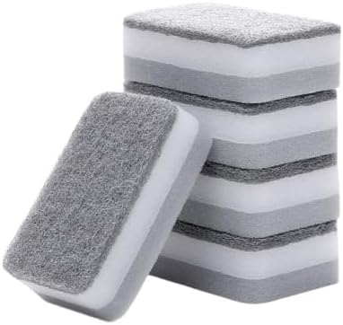 lasenersm 10 Pieces Dishwashing Sponge Kitchen Dishwashing Sponge Non Scratch by lasenersm