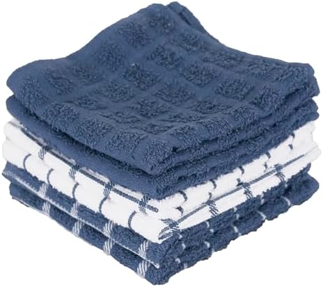 Ritz Premium 100% Cotton Terry Check Kitchen Dish Cloths by RITZ