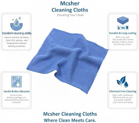 Mcsher Microfiber Cleaning Cloths - Image 2