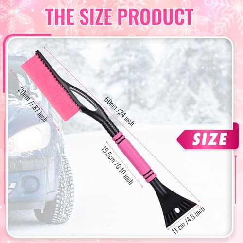 Lasnten 24'' Snow Brush and Ice Scraper - Image 2