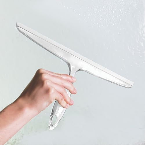 iDesign Bathroom Plastic Shower Squeegee - Image 6