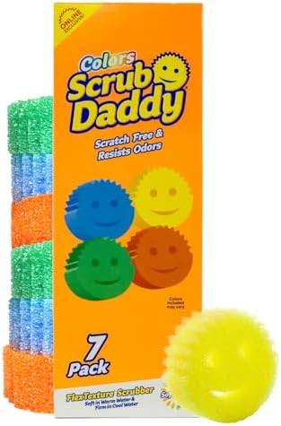 Scrub Daddy Scratch-Free Multipurpose Kitchen Sponges by ScrubDaddy