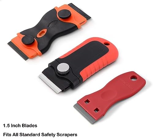 NEWISHTOOL Double Edged Plastic Blades 300 PCS Replacement Blades 1.5-Inch - Image 6