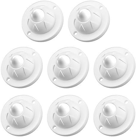 PlusRoc 8 Pack Self Adhesive Caster Wheels by PlusRoc