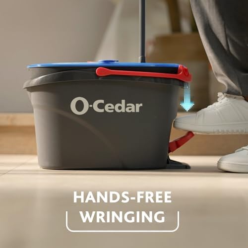 O-Cedar EasyWring RinseClean Microfiber Spin Mop & Bucket Floor Cleaning System - Image 6