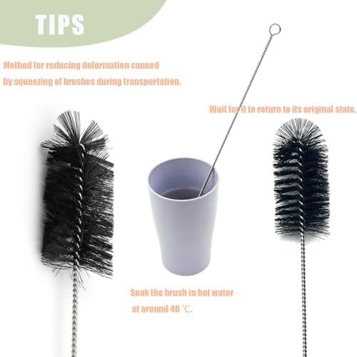 Cleaning Brushes, for Washing Narrow Neck Water Bottles Jars Teapot Spout - Image 6
