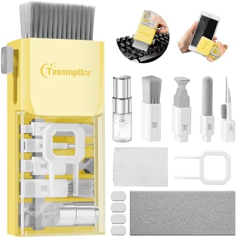 All-in-1 Keyboard Cleaner Laptop Cleaning Kit, Computer Screen-Safe Tools by Tassmpitor