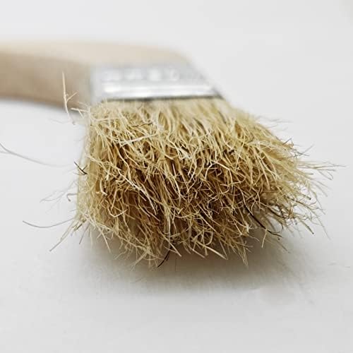 Wooden Handled Hog Bristle Radiator Right Angle Bend Paint Brush - Image 4