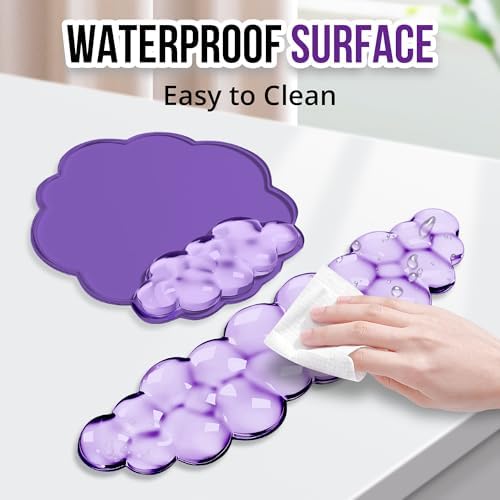 Keyboard Wrist Rest Set — Ergonomic Cloud Wrist Rest Keyboard and Mouse Pad - Image 4