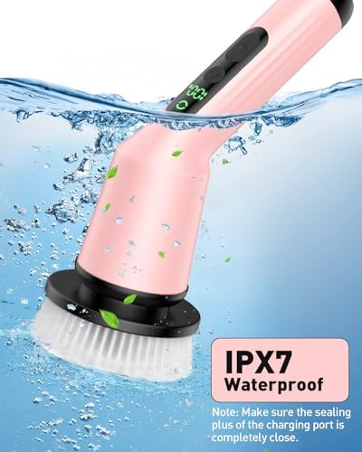 Electric Spin Scrubber for Bathroom, Shower Scrubber - Image 6