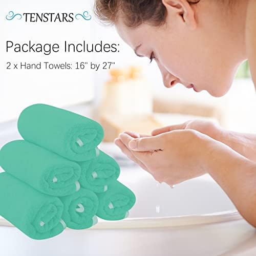 TENSTARS Silk Hemming Hand Towels - Image 2